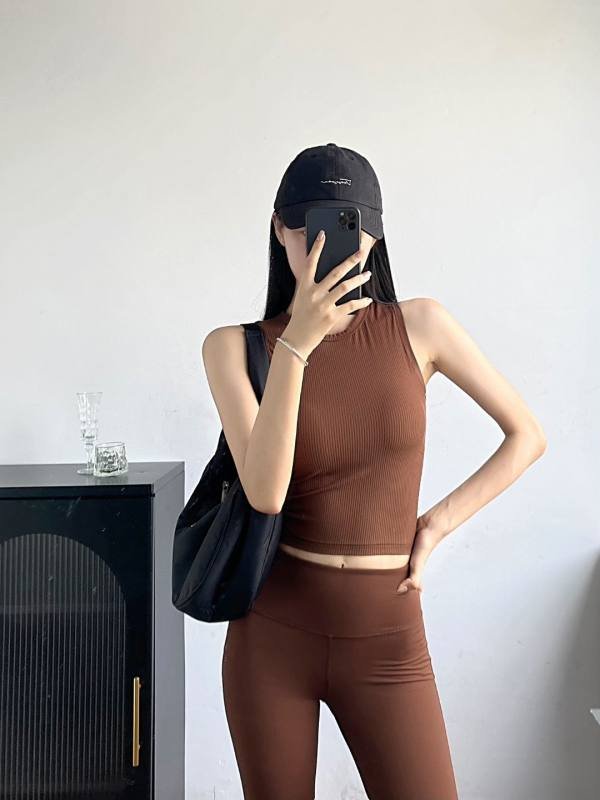Lululemon All It Takes tanque yoga marron