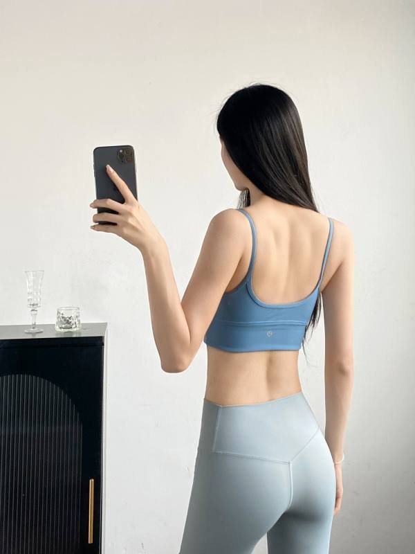 Lululemon Align sutia esportivo yoga azul