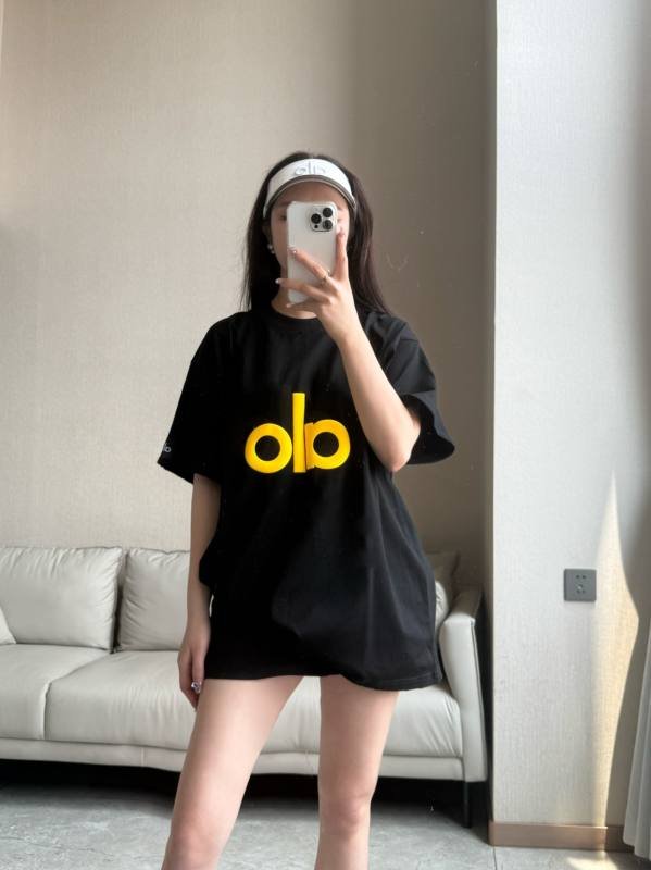 Alo camiseta lounge preta