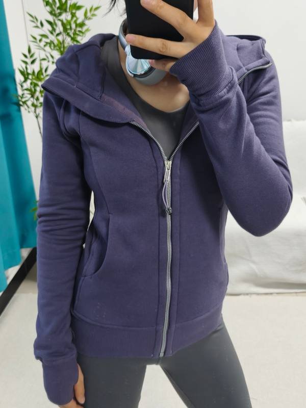 Lululemon jaqueta lounge roxo crepusculo