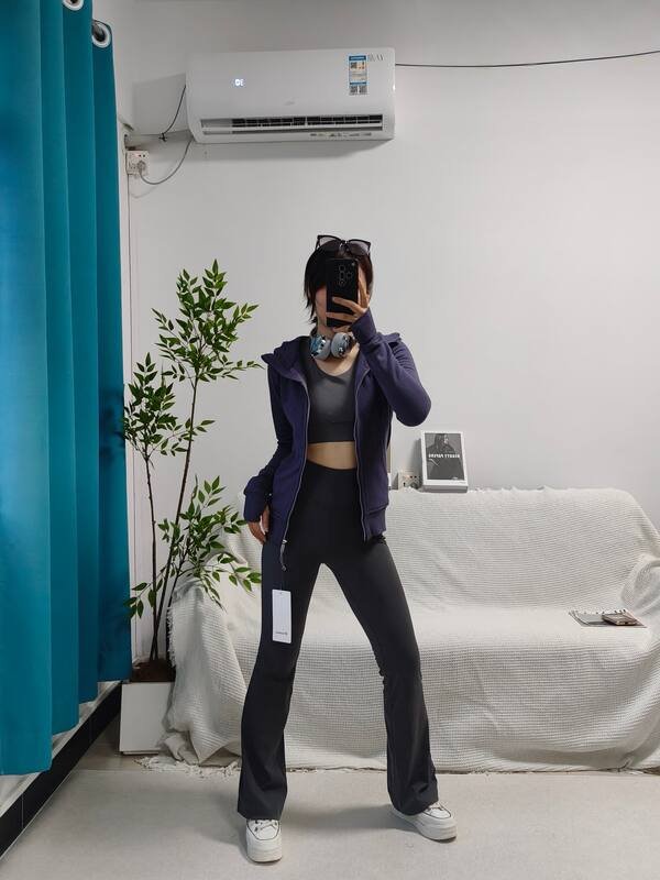 Lululemon jaqueta lounge roxo crepusculo