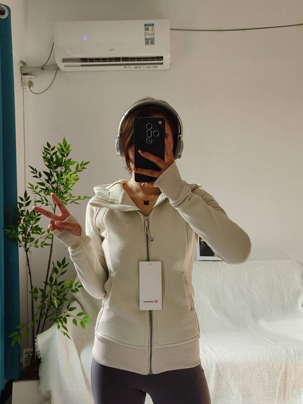 Giacca Lululemon lounge bone bianco