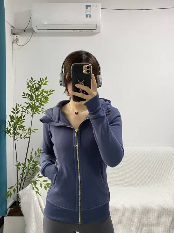 Giacca Lululemon lounge shadow blu