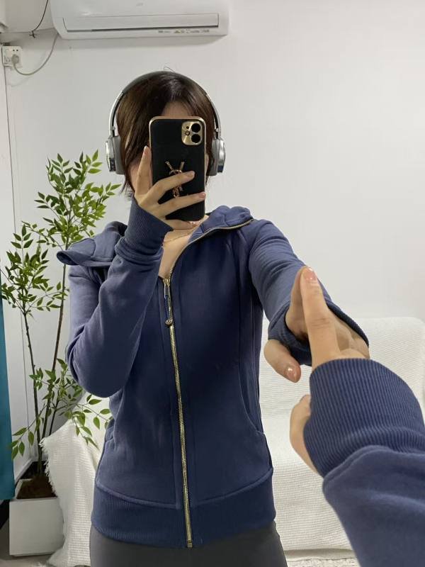 Giacca Lululemon lounge shadow blu