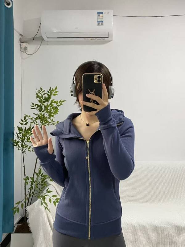 Giacca Lululemon lounge shadow blu