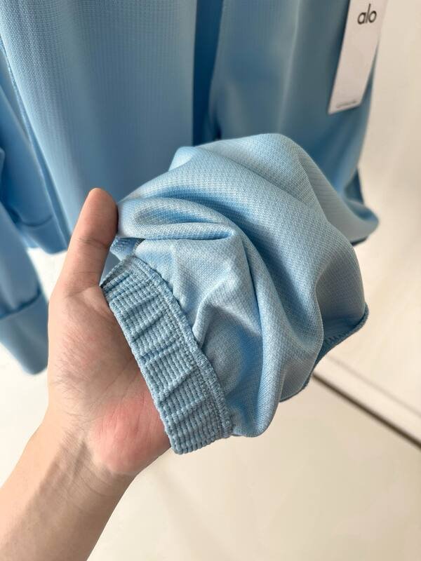 Alo long sleeve studio light blue