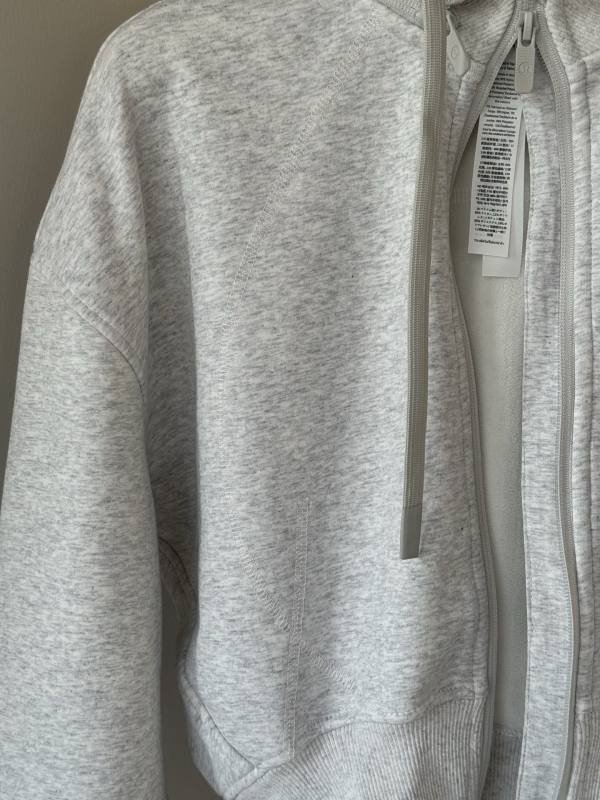 Lululemon veste lounge gris clair chine
