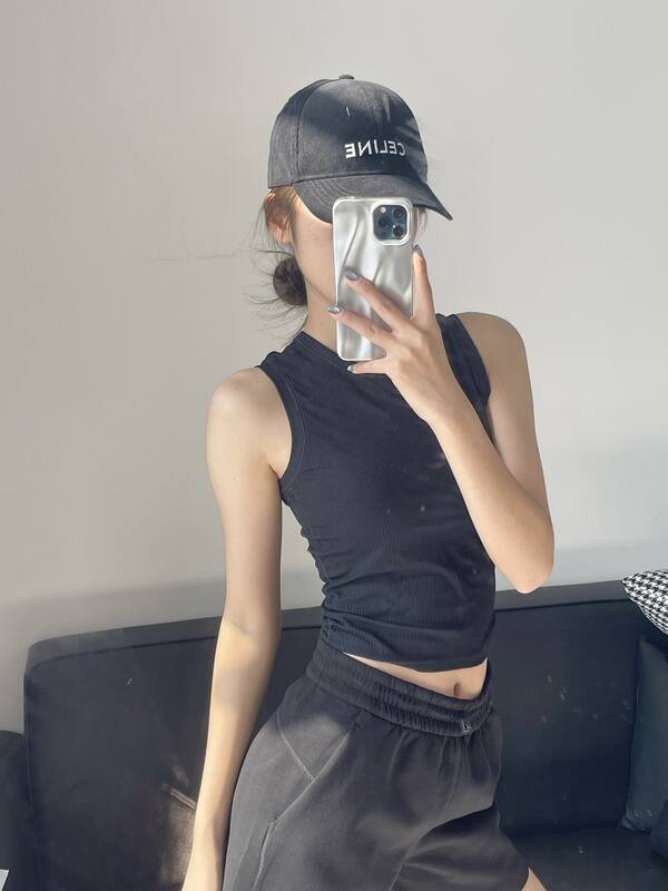 Lululemon tanque yoga preto