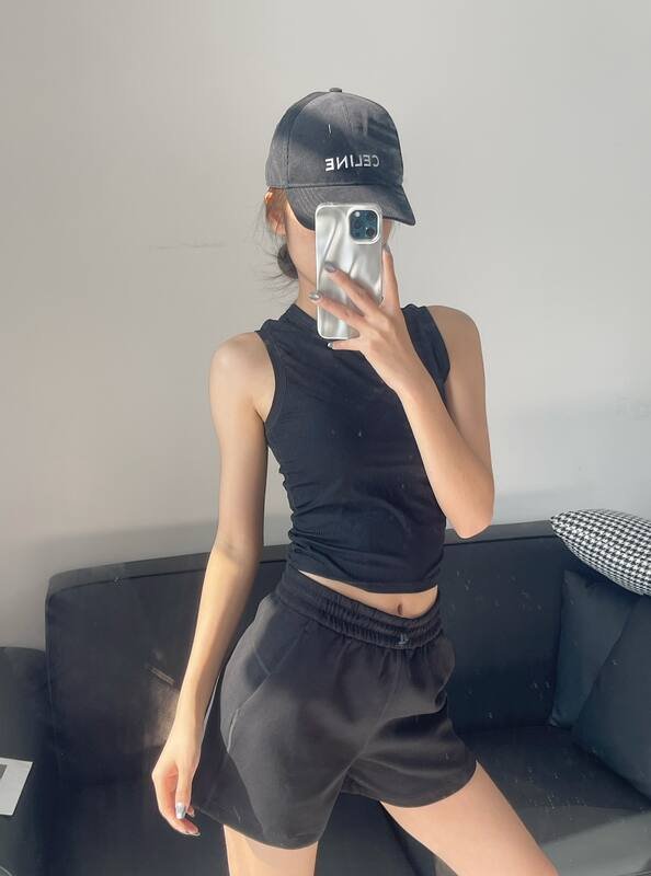 Lululemon tanque yoga preto