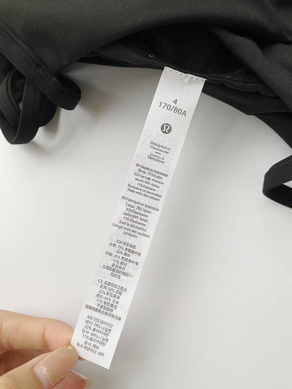 Lululemon Cross-Back Nulu tank yoga preto