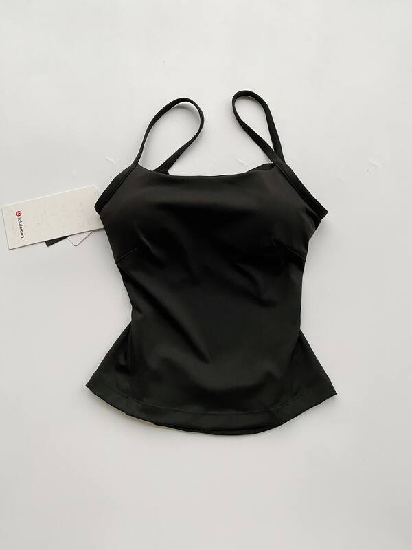 Lululemon Cross-Back Nulu tank yoga preto
