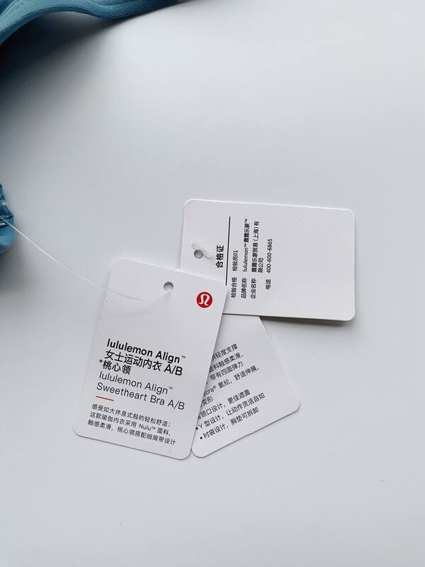 Lululemon Align sutia esportivo yoga azul