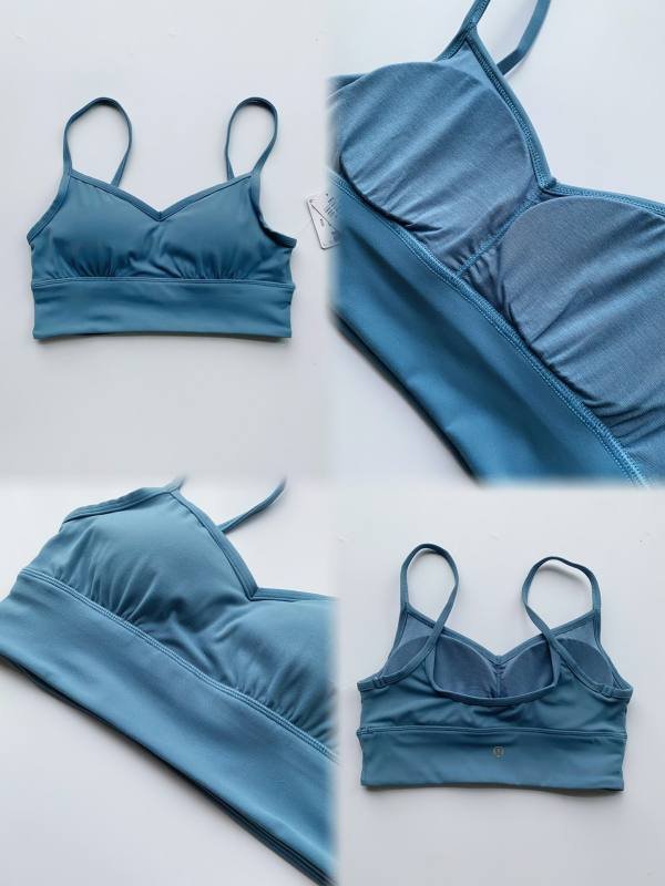 Lululemon Align sutia esportivo yoga azul