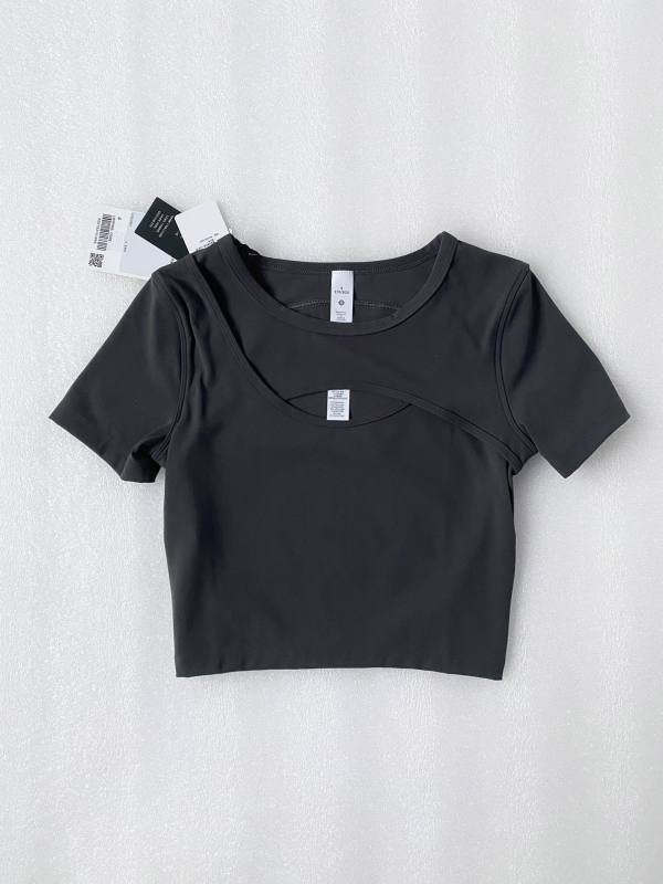 Camiseta Lululemon todos los dias gris oscuro