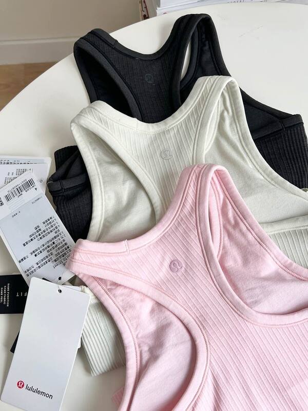 Lululemon Ebb to Street canotta yoga bianca