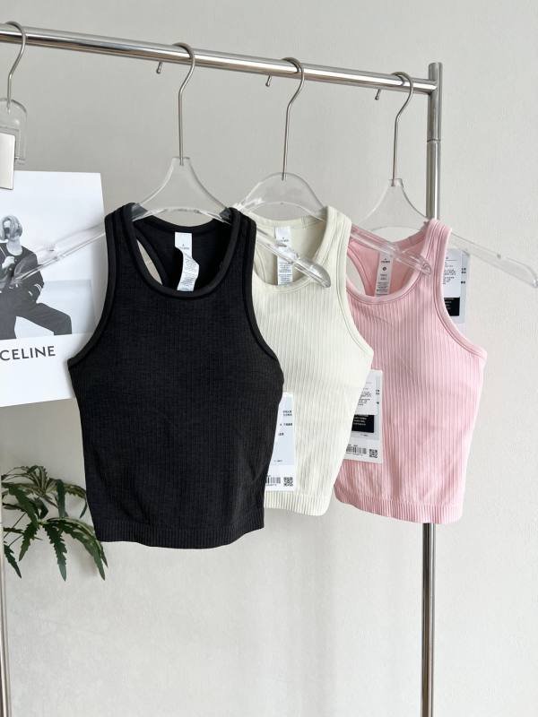 Lululemon Ebb to Street canotta yoga bianca