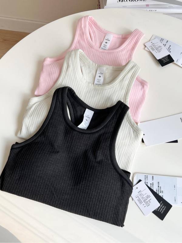 Lululemon Ebb to Street canotta yoga bianca