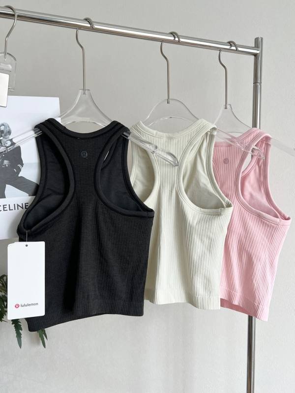 Lululemon Ebb to Street canotta yoga bianca