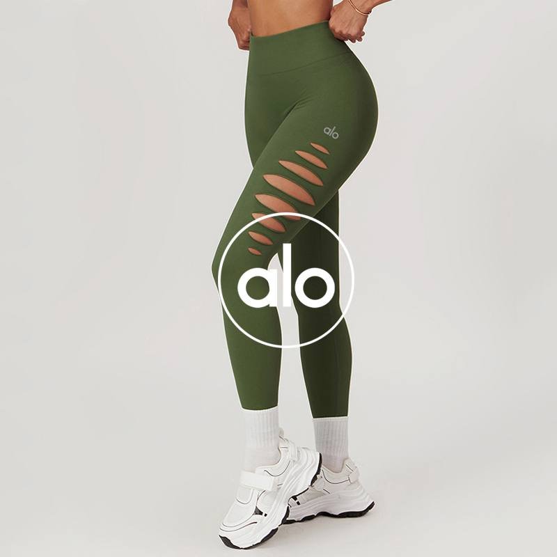 Alo leggings yoga rosa