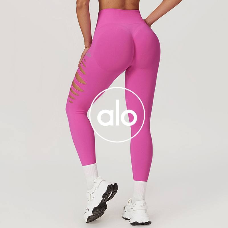 Alo leggings yoga rosa