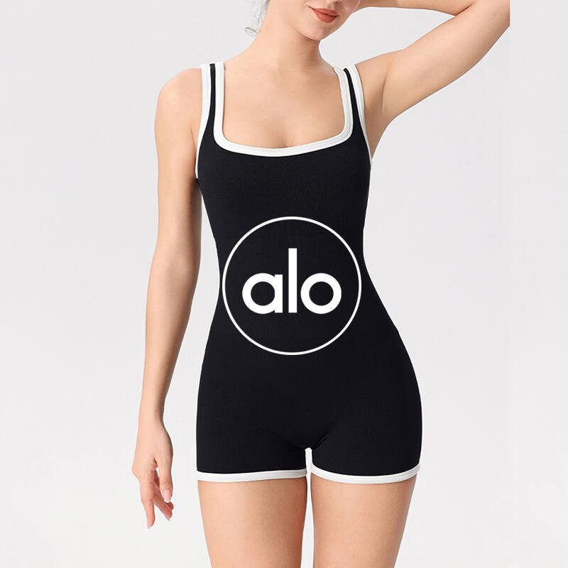 Alo set studio preto com acabamento branco