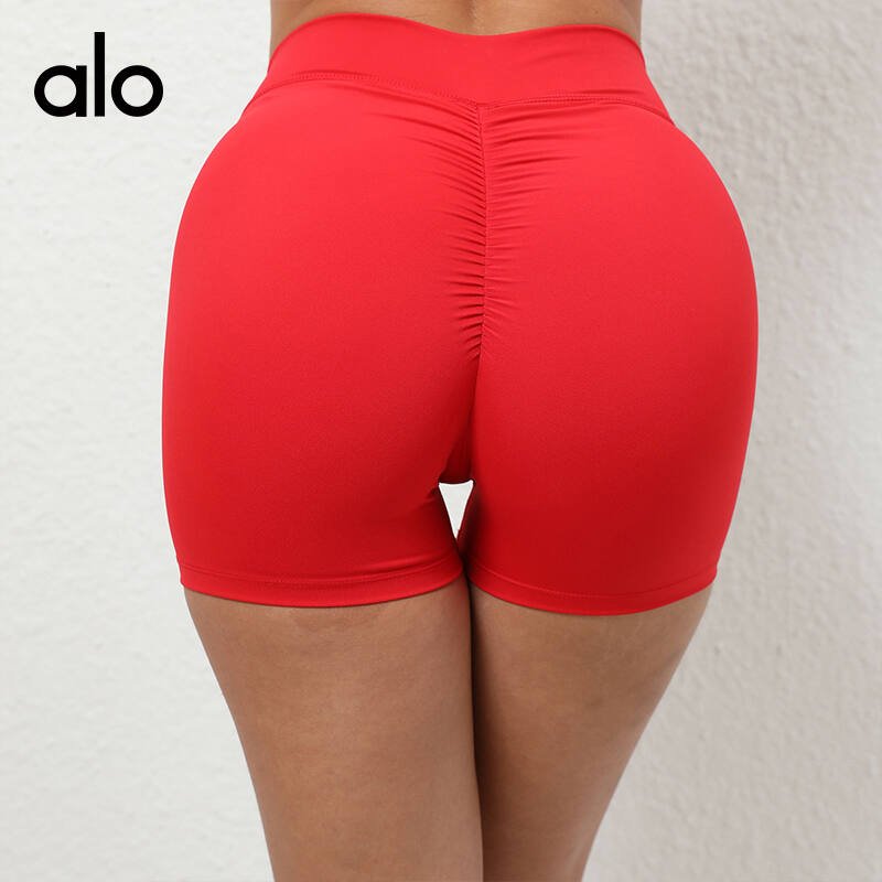 Alo pantaloncini yoga rosa e blu
