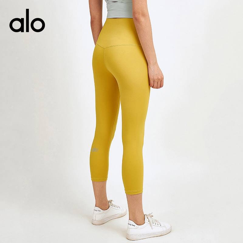 Alo capri yoga verde oliva e grigio