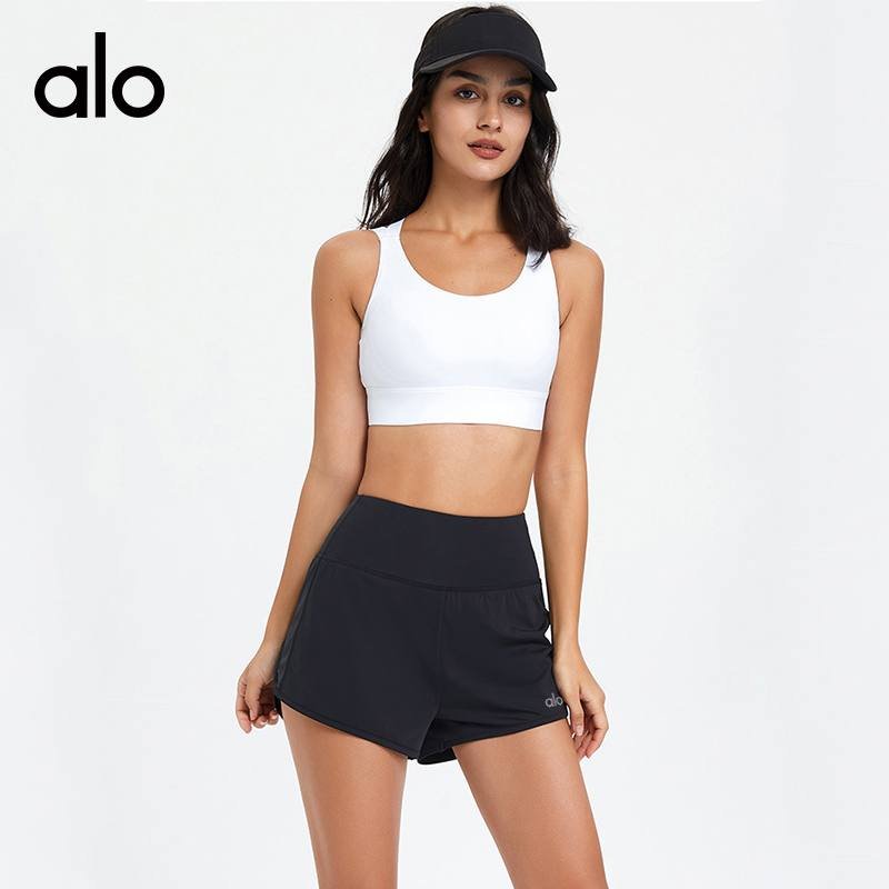 Alo shorts training light blue