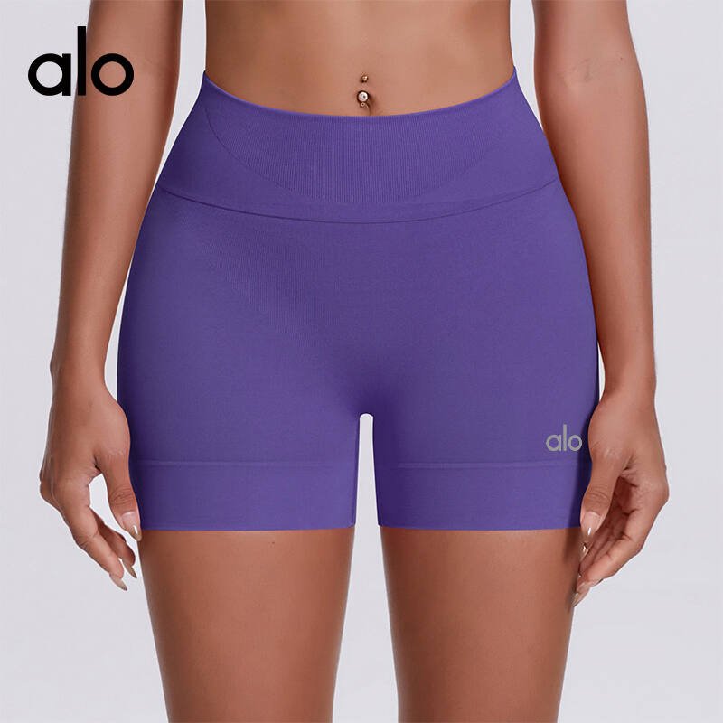Alo shorts training purple