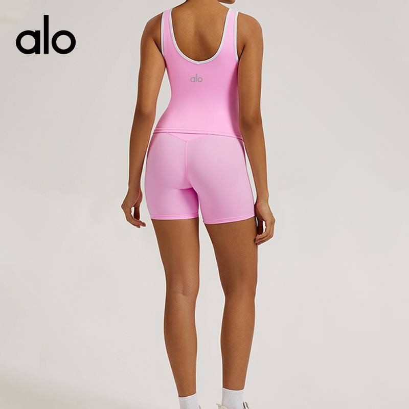 Alo tank yoga rosa