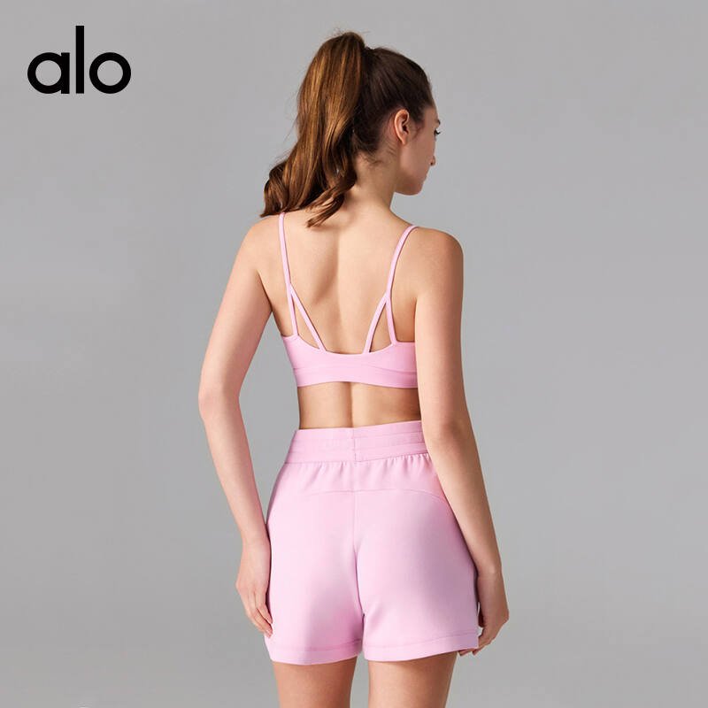 Alo sujetador deportivo yoga rosa