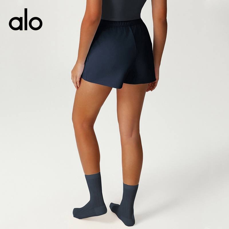Alo shorts lounge marron