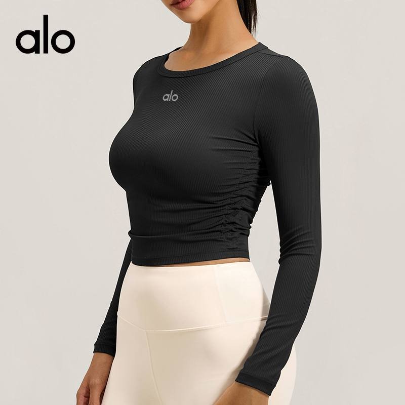Alo long sleeve studio brown