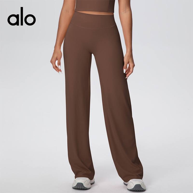 Leggings Alo lounge azul magenta castanho