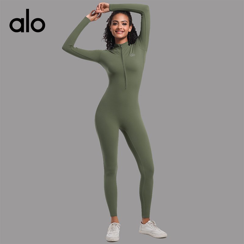 Alo set yoga brown