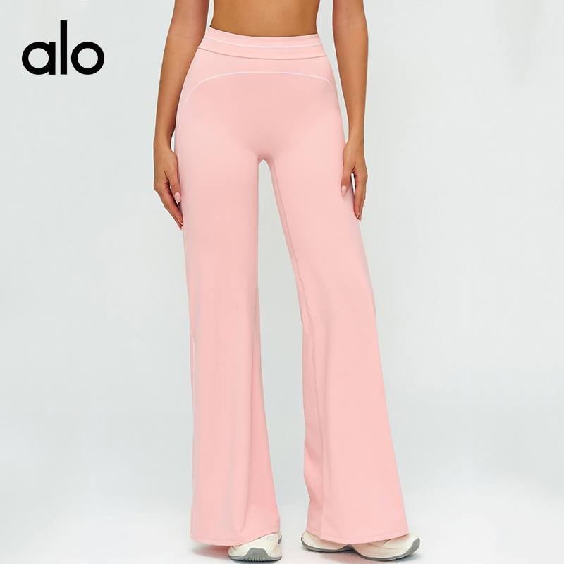 Leggings yoga Alo bordeaux e rosa