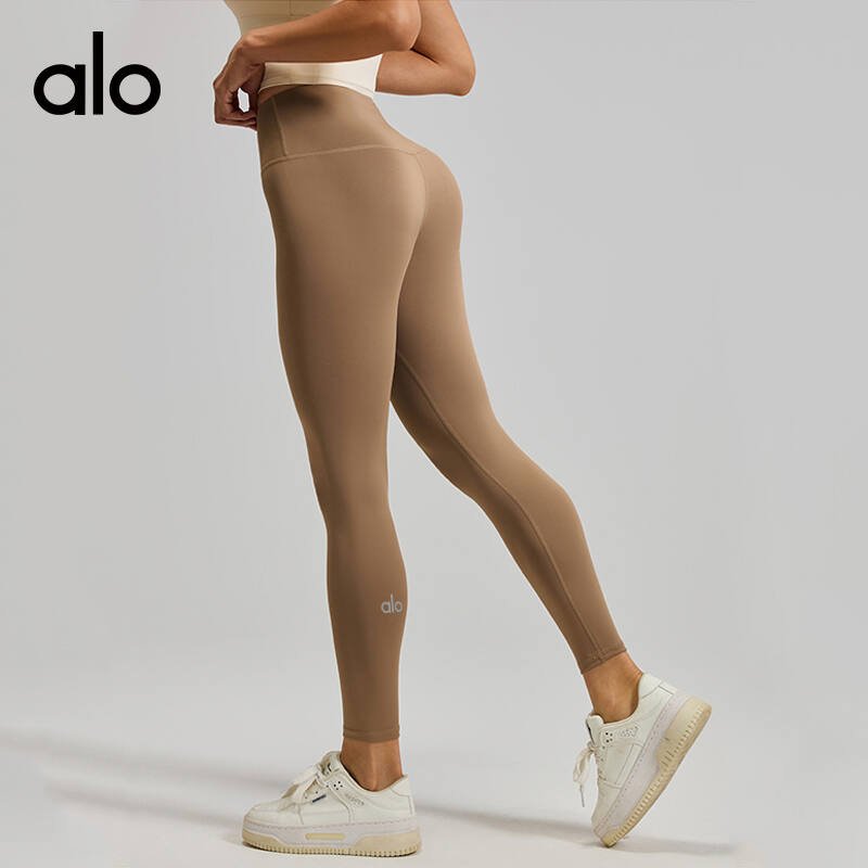 Alo Airlift legging entrainement rose gris beige