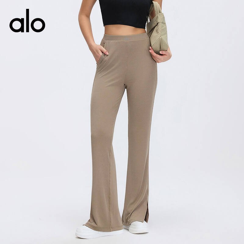 Alo legging lounge bleu-gris
