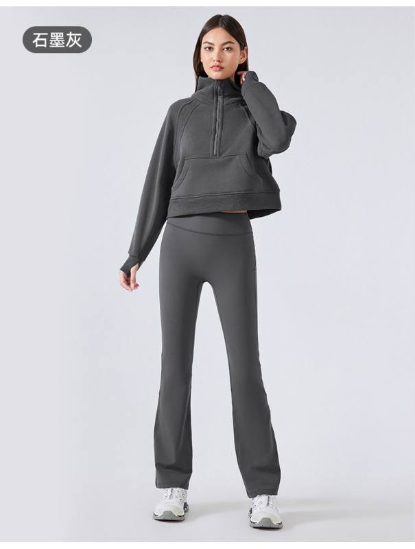 Lululemon creme lounge de manga comprida