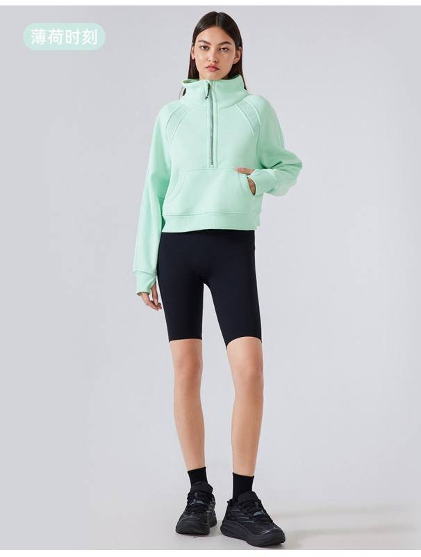 Lululemon creme lounge de manga comprida