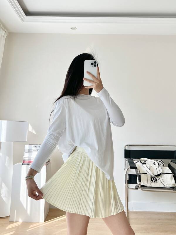 Lulu Manica lunga Lululemon Back In Action T