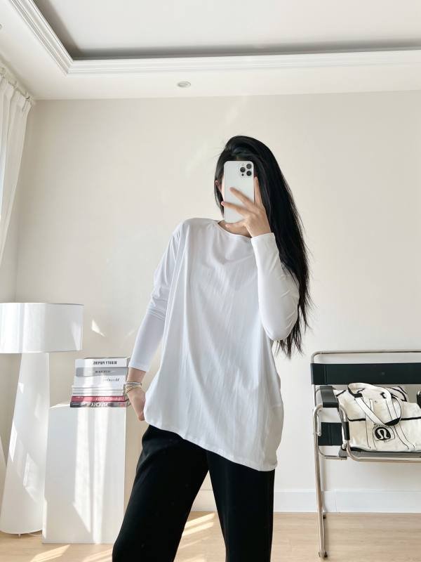 Lulu Manica lunga Lululemon Back In Action T