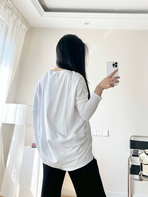 Lulu Manica lunga Lululemon Back In Action T