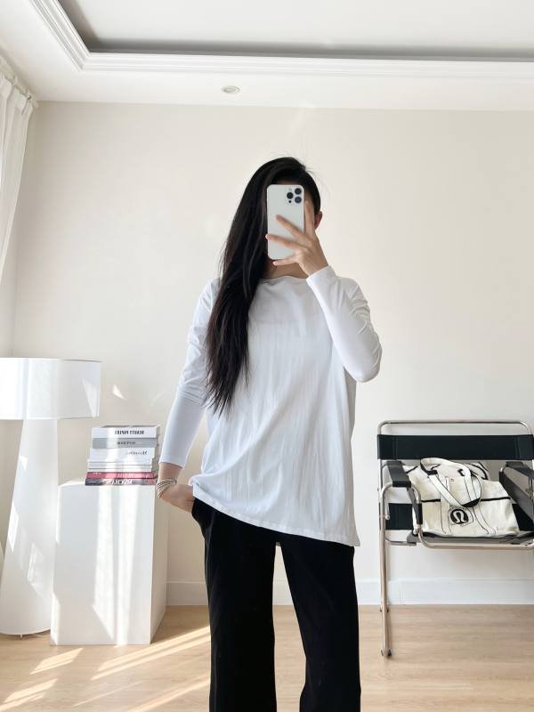 Lulu Manica lunga Lululemon Back In Action T
