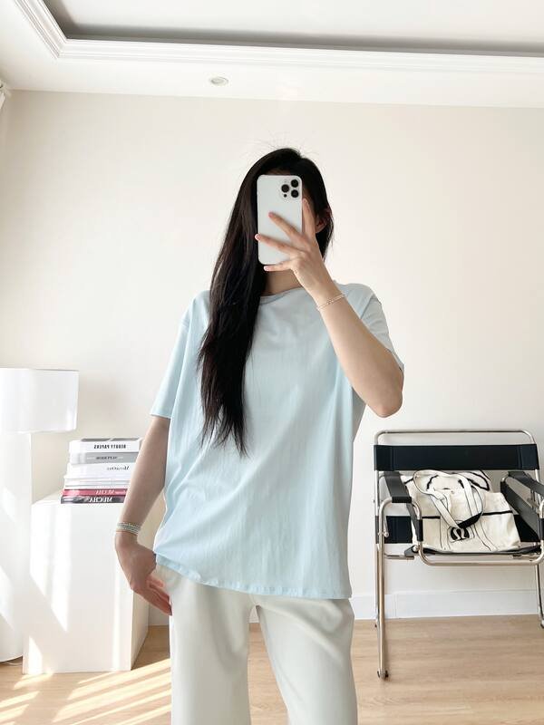Lululemon Back In Action t-shirt everyday light blue