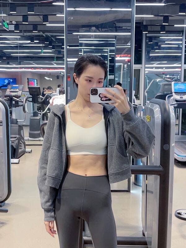Lululemon Giacca scuba lounge grigio scuro