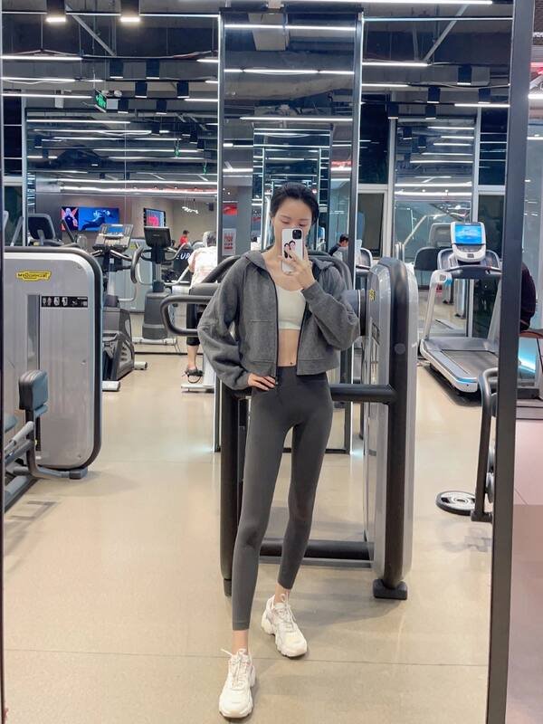 Lululemon Giacca scuba lounge grigio scuro