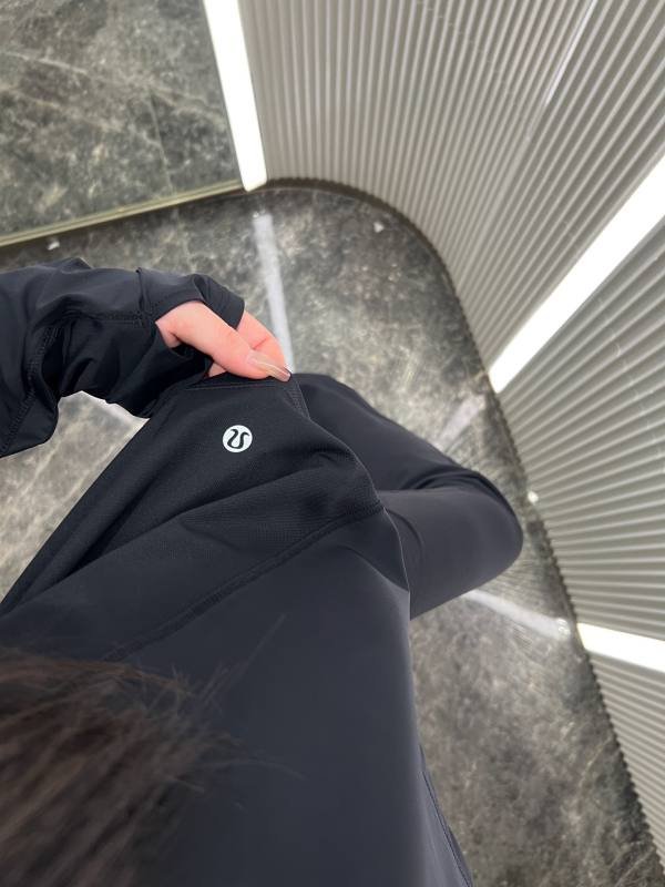 Lululemon lounge de manga comprida preto