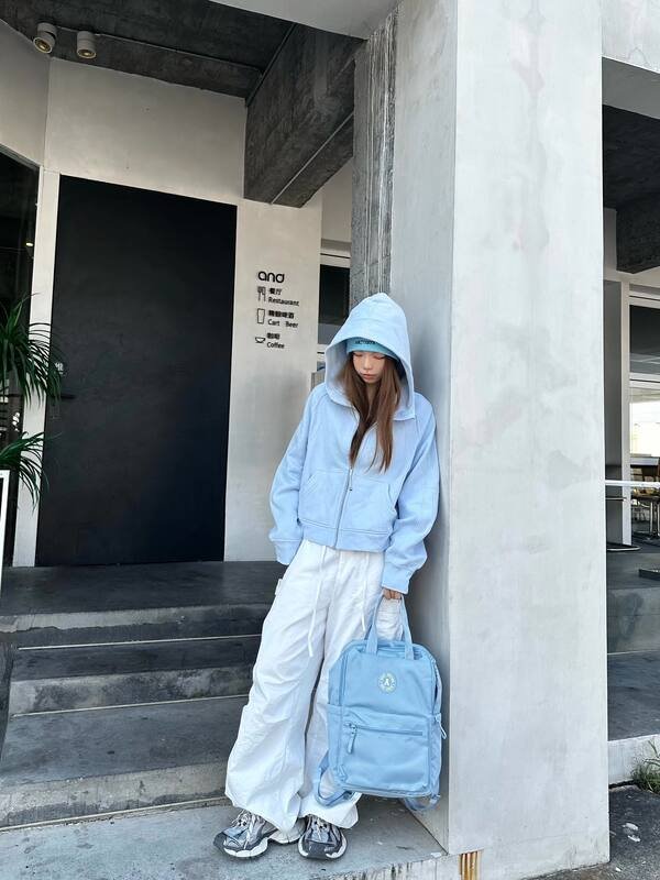 Lululemon Giacca scuba lounge azzurro