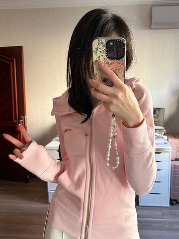 Lululemon Scuba jacket lounge pink